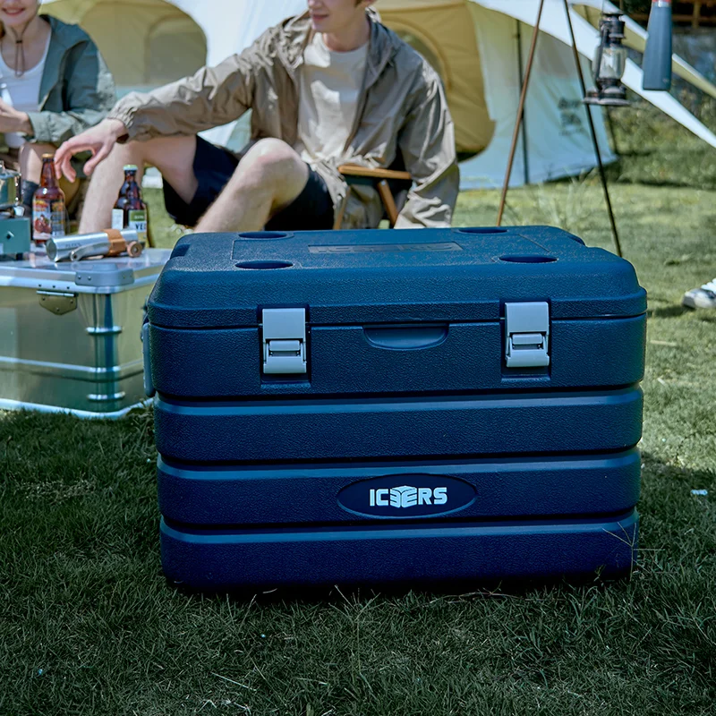 Outdoor incubator camping refrigerator commercial stall car takeaway multi-functional convenient refrigerated incubator 60L