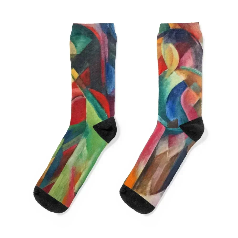 Franz Marc - Stables Socks Run aesthetic Children's Ladies Socks Men's