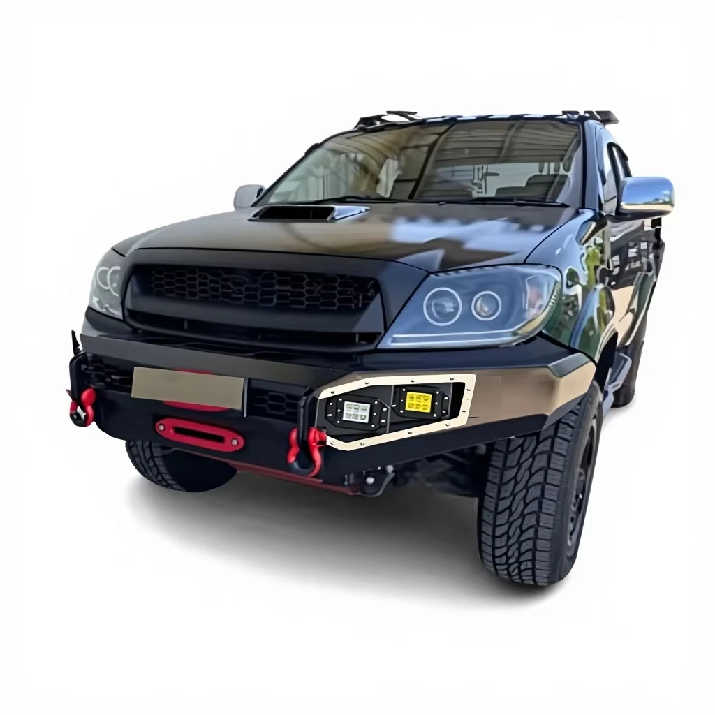 Manx4 Steel Bull Bar Front Bumper Nudge Bar For Hilux Vigo 05-11