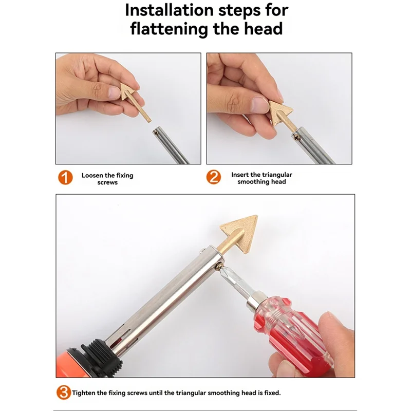 ABLN-5PCS For PLASTIC Welding Tips, Fuel Tank, Car Bumper Dashboard Kayak Repair, Soldering Iron Tips