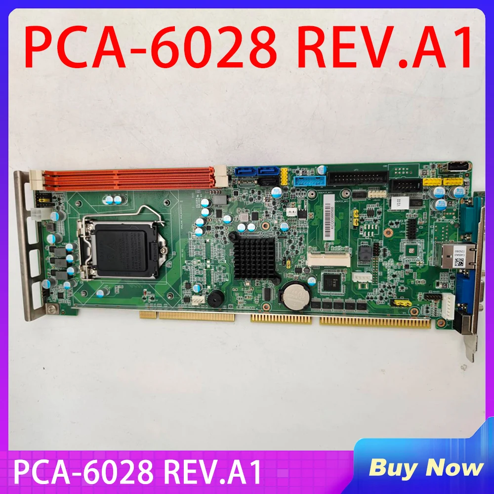 

Industrial Control Motherboard For Advantech PCA-6028VG PCA-6028 REV.A1