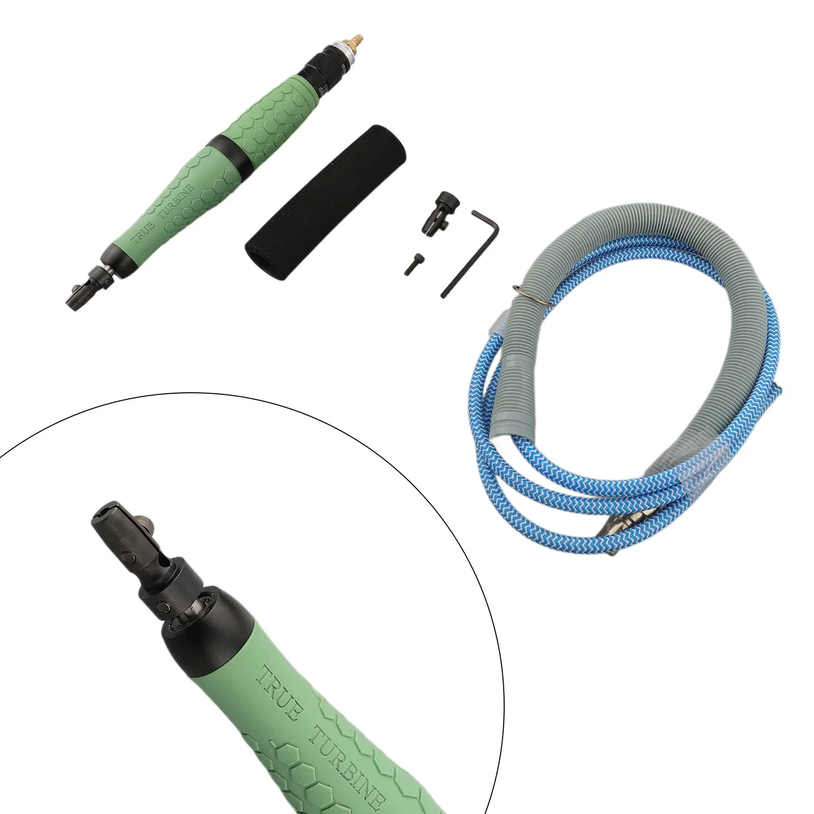 

Compressed Air Powered MTU Cleaning Dies Quiet Working Design Straight Handle Design Compressed Air Powered Light Brightness