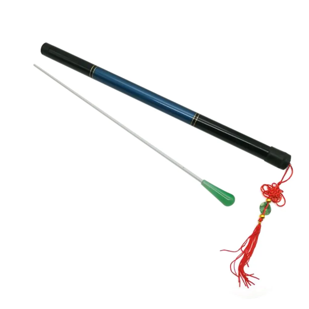 Orchestra Baton Music Conductor Baton Green Imitation Agate Handle Handcrafted Featherlight Balanced Ideal for Orchestra