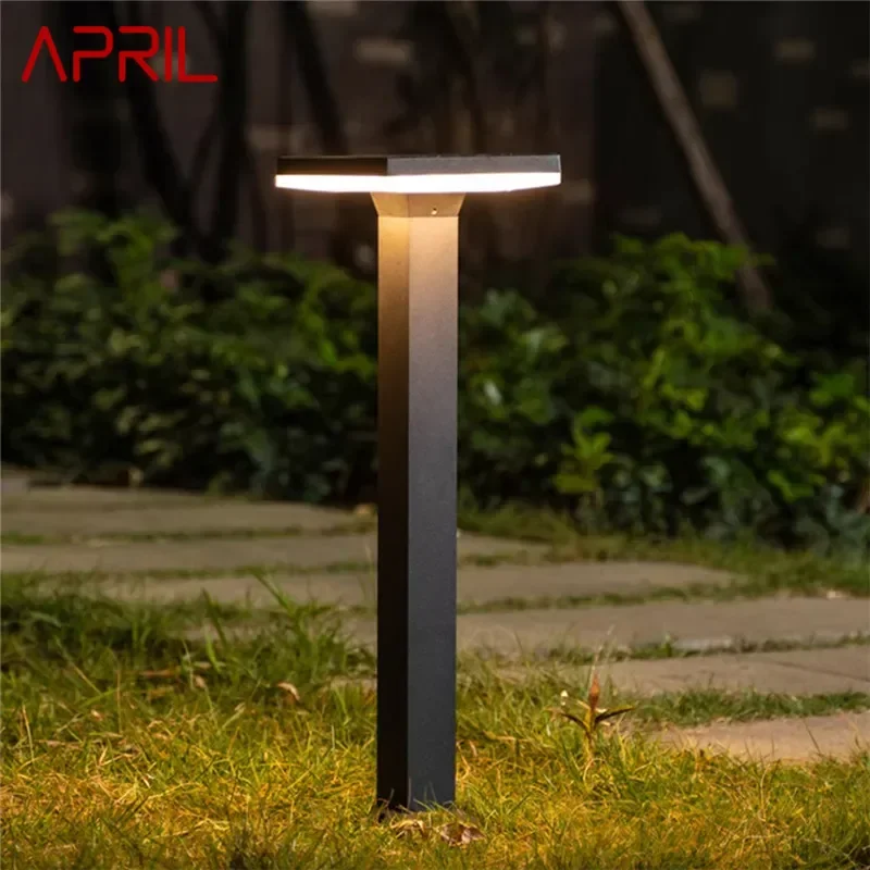 

APRIL Contemporary Outdoor Lawn Lamp LED Electric Waterproof Villa Garden Courtyard District Residential Quarters Lawn Lamp ﻿