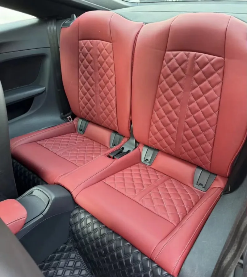 Upgraded S4 S5 Sports Seat Cushion Kit & Luxury Customized Leather Racing Covers for A4 A5 B9 2017-2024