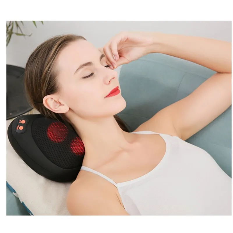 

Cervical spine massage pillow multifunctional massage instrument car home electric waist shoulder and neck full body massager