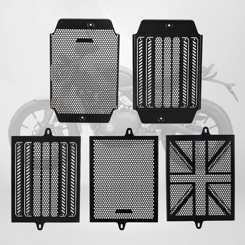 

For Scrambler 400 X Speed 400 2024 2025 2026 Motorcycle CNC Radiator Grill Cover Guard Protection Protector Grill Radiator Guard