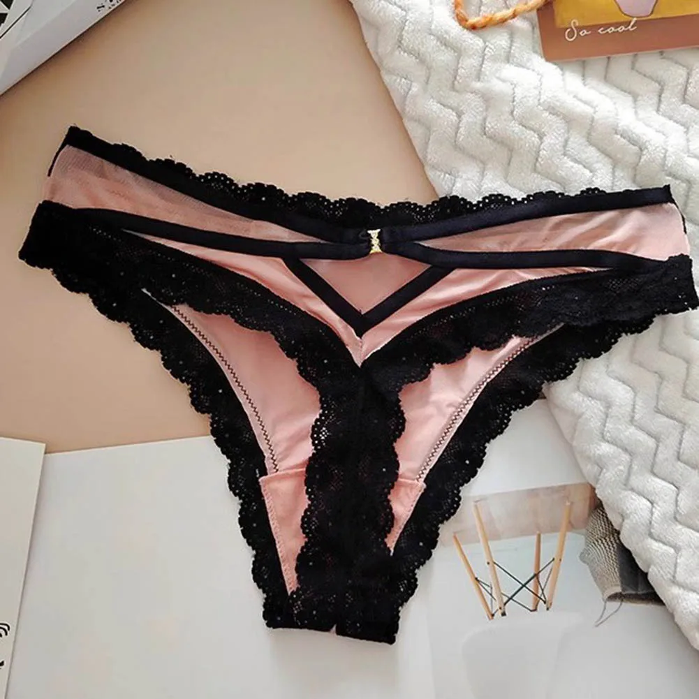 Everyday Use Low Waist Underwear Comfortable Lace Panties All Season Wear Brand New Condition Moderate Elasticity