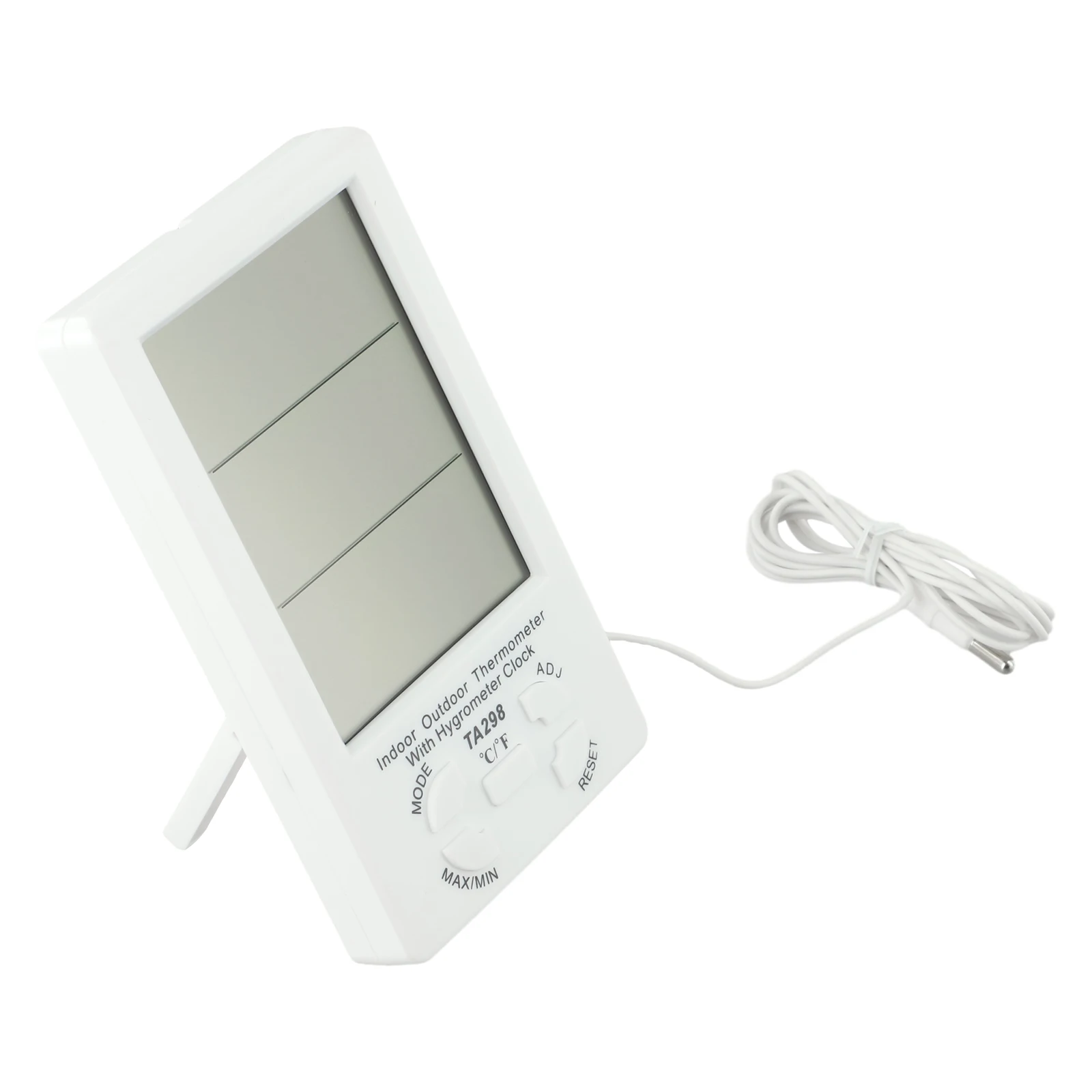 Dispositivo de medición KTJ TA298 para interiores/exteriores con lecturas de temperatura y humedad en tiempo real, adecuado para todas las configuraciones