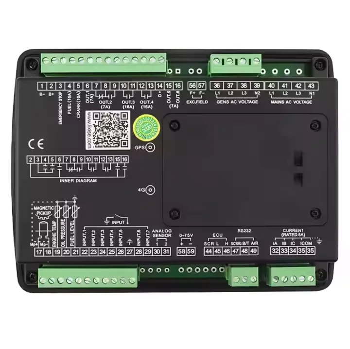 LXC6110N AMF Дизельный генератор, контроллер, ЖК-дисплей, контроллер автоматического запуска, детали генераторной установки, электронная панель Cuircuit Board