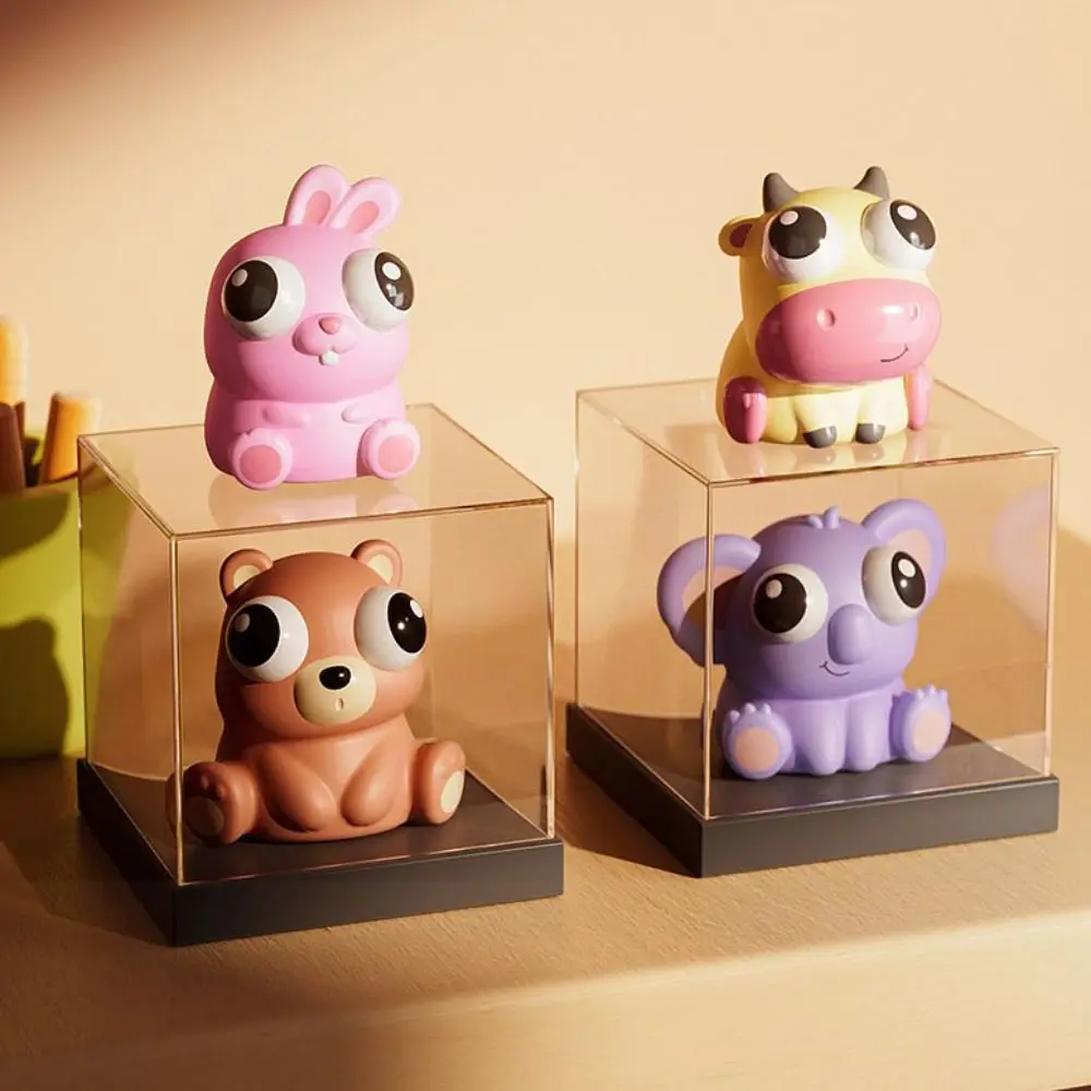 Karikatür Hayvan Patlama Göz Sıkma Oyuncak Sıkma TPR Karikatür Fidget Oyuncak Sevimli Yenilik Bebek Tutam Dekompresyon Oyuncak Bebek Oyunu