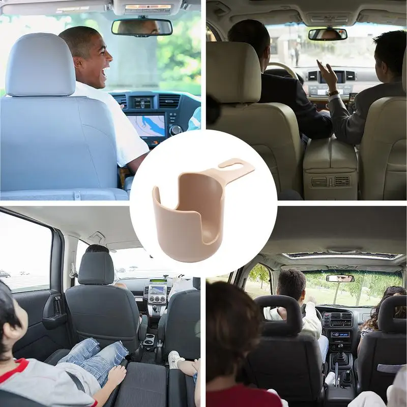 Back Seat Cup Holders For Cars Hangable Back Seat Drink Holder For Car Multifunctional Car Interior Organizers Cup Rack Easy