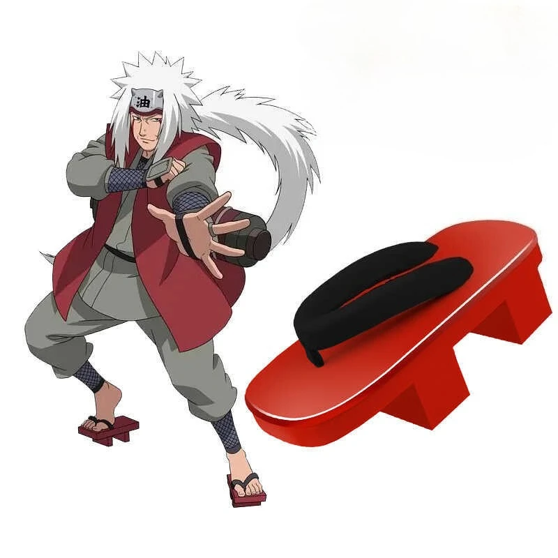 

Японское аниме Наруто, аксессуар для косплея, Джирайя, Хэллоуин, косплей, деревянные сабо, кимоно, шлепанцы, тапочки гэта, обувь для мужчин и женщин