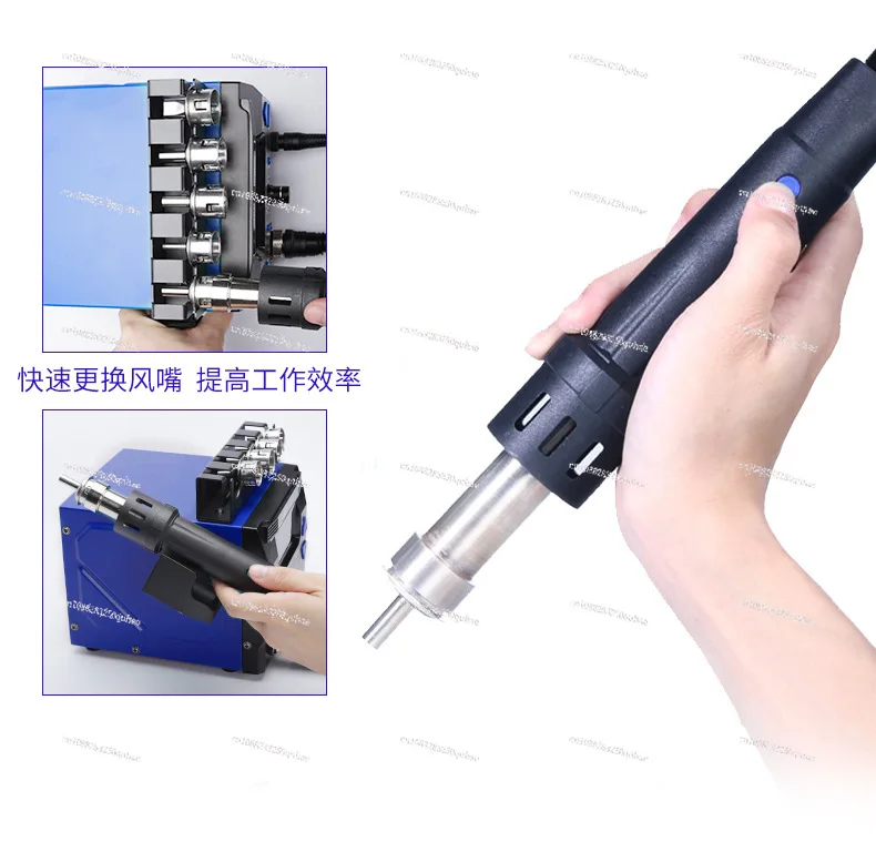 محطة لحام WEP992D III 2 في 1، إعادة تشغيل الهواء الساخن، مكواة 210/245، شاشة LCD #2