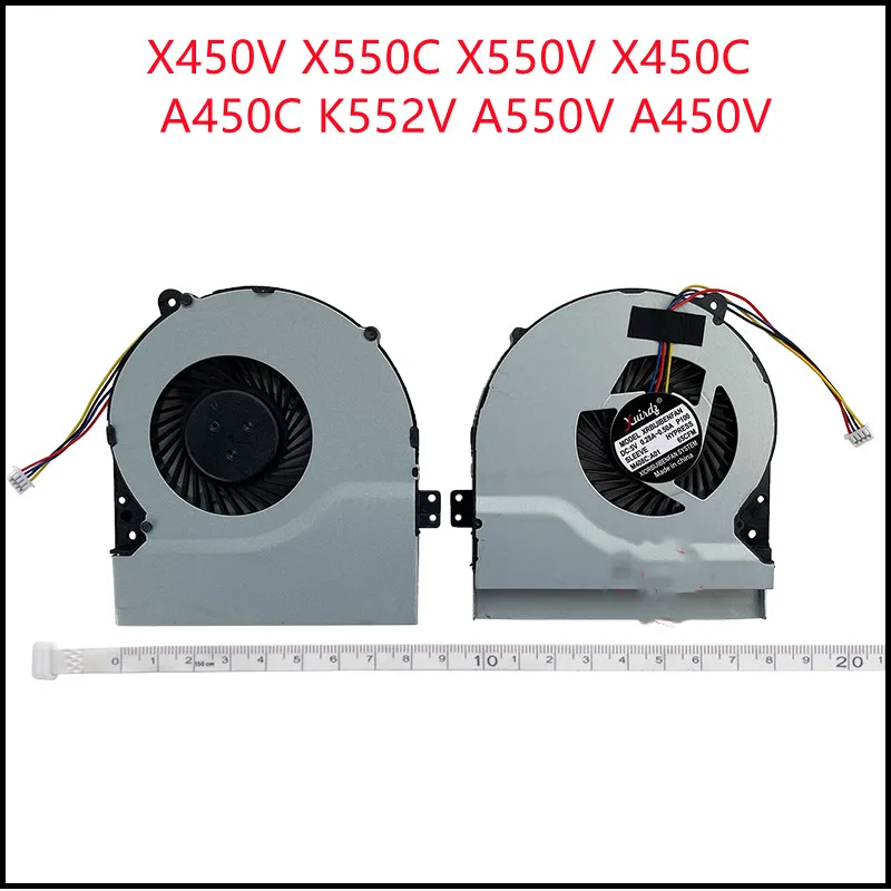 

New Laptop CPU Cooling Fan Cooler For Asus X450V X550C X550V X450C A450C K552V A550V A450V