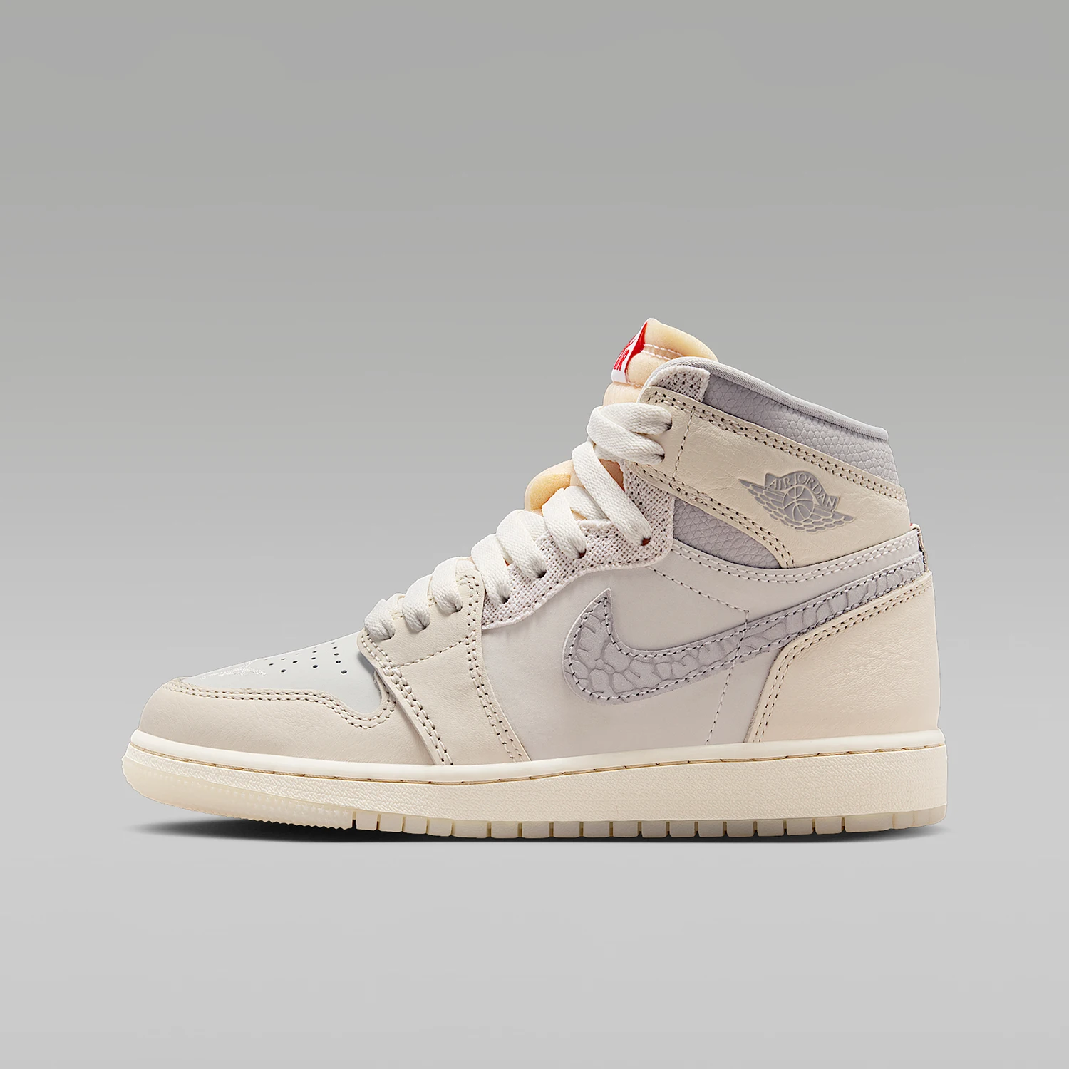 Nike genuine JORDAN GS women's high top wear-resistant basketball shoes IH4281-100 - view 2