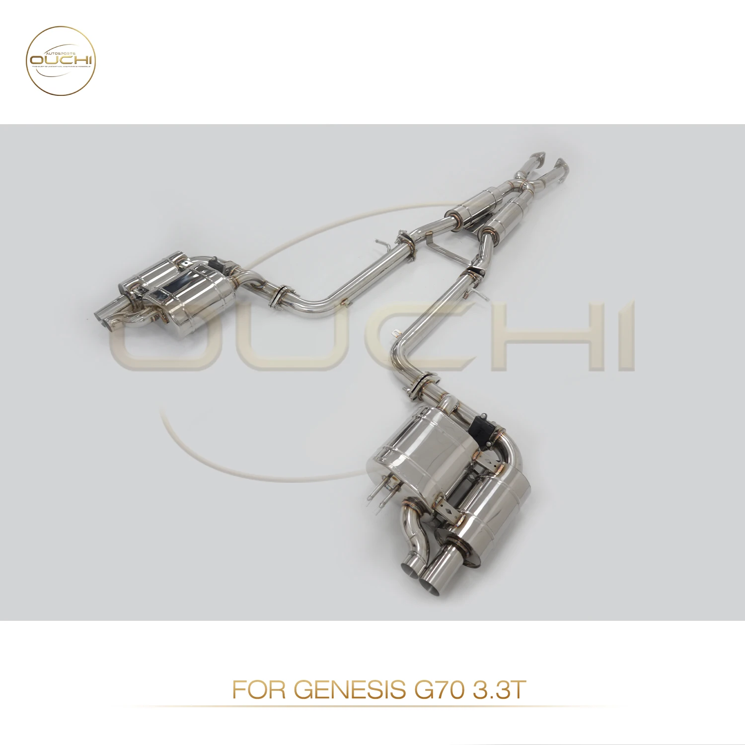 

Быстрая доставка 24-часовой обратной связи для выхлопной системы Genesis G70 3.3T OUCHI из нержавеющей стали с клапаном, автомобильные аксессуары