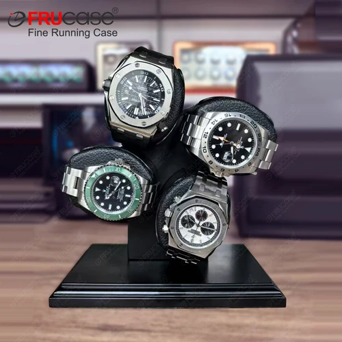 FRUCASE 4 Enrollador de Relojes para Relojes Automáticos Caja de Relojes Enrollador Automático Uso Cable USB