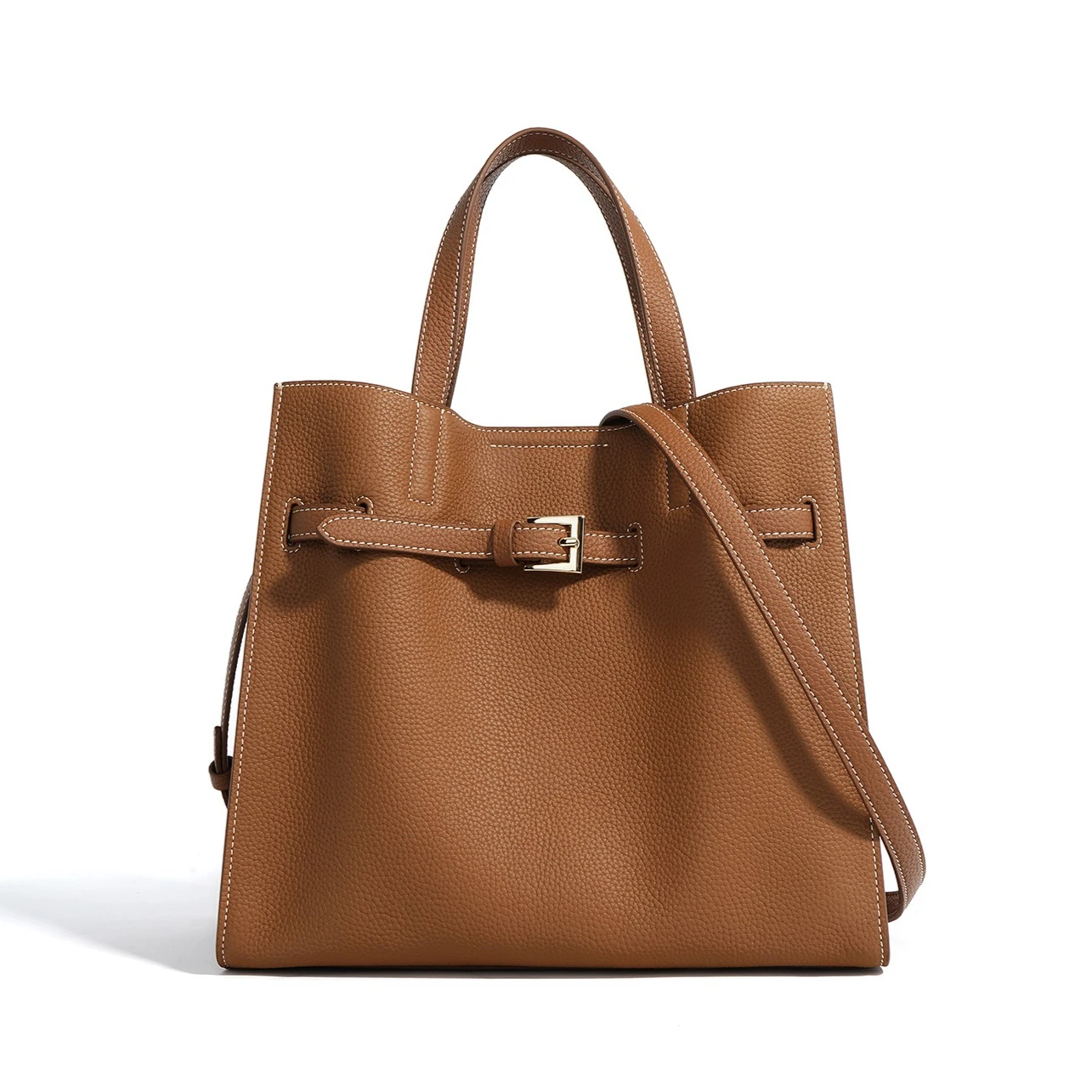 

Tote Bags for Women Luxury Designer Handbags Cowhide Leather Shoulder Bags with Long Straps Big Capacity Crossbody for Office