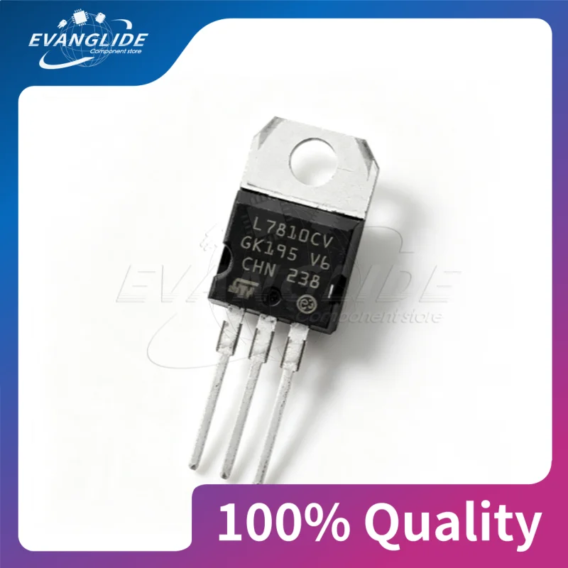 5 PCS/LOT L7810CV L7810CV DIP type transistor 10V L7810 three-terminal voltage regulator TO-220