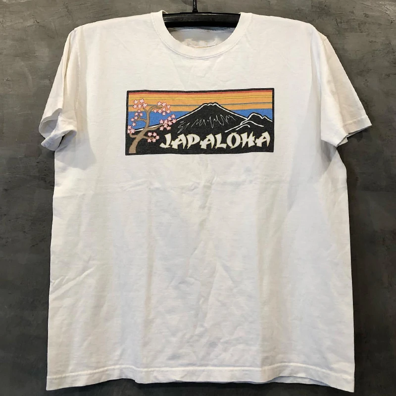 

Japanese Ulzzang Niche Design Sense Illustration Art Trend Shoulder-down Short-sleeved Men's Retro Street Pure Cotton T-shirt