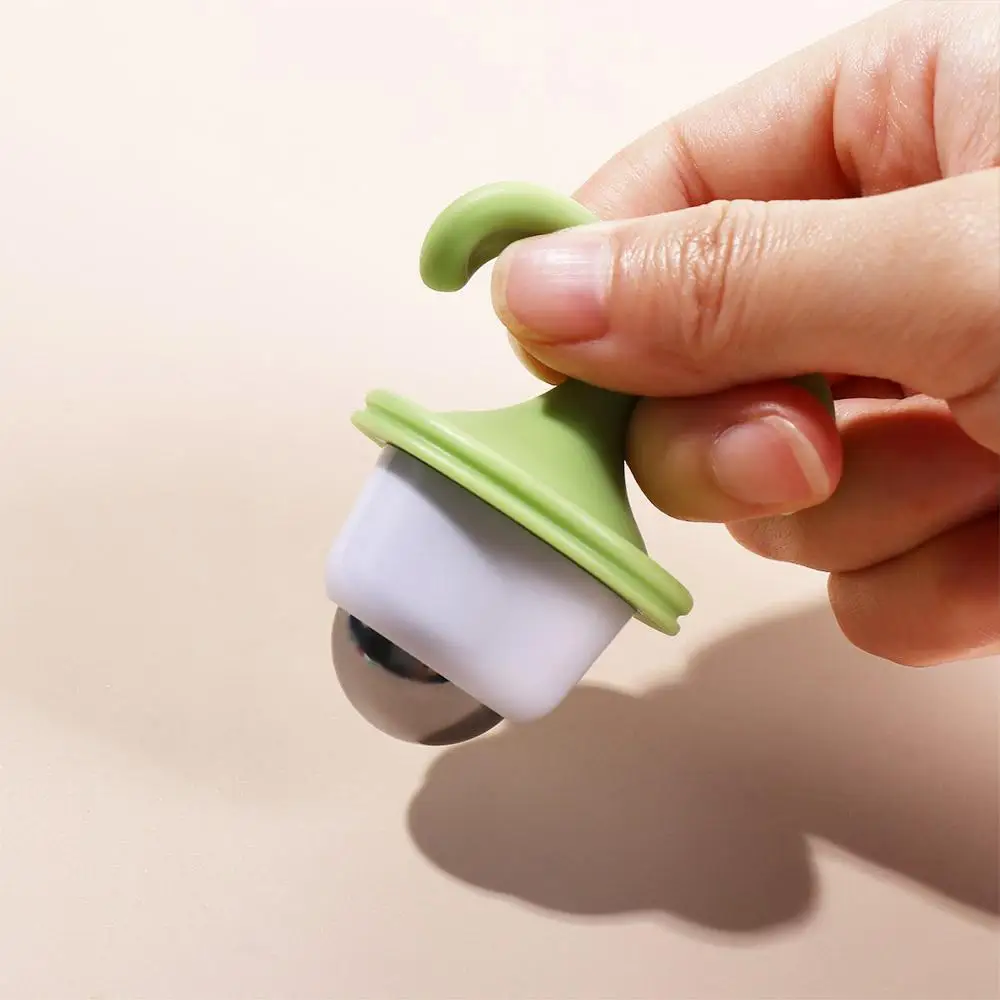 

360° Rotating Potted Plant Massager Cute Design Beauty Tool Roller Ball Massager Face Slimming Meridian Relax Roller Eye Muscles