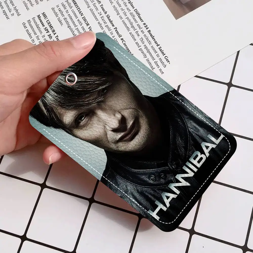 هانيبال فيلم مكتب التموين الرجال والنساء بطاقة الائتمان Keyrings بطاقة الطالب حامل بطاقة الهوية بطاقة حامل الاعتماد