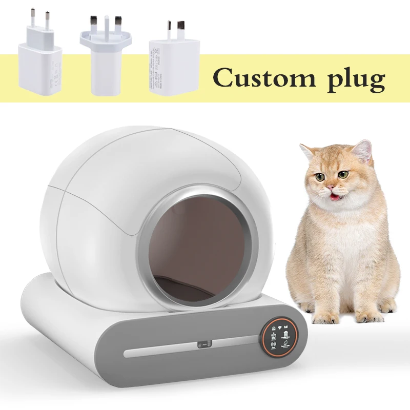 Pet Supplies 9L Intelligent Automatic Toilet And Mobile Application Control Self-Cleaning Extra Large Cat Litter Box for Cats