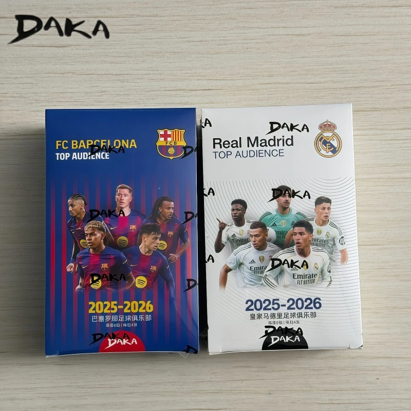 Cartão Autêntico do Clube de Futebol Real Madrid Barcelona 2025-2026 Neymar De Bruyne Edição Limitada