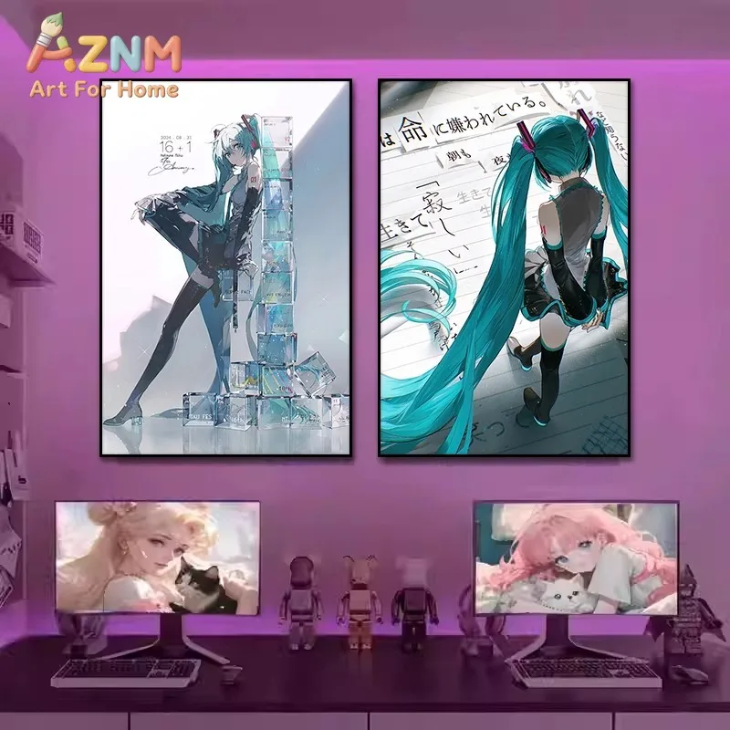 poster-hd-em-tela-sem-moldura-da-cantora-virtual-de-anime-hatsune-miku-decoracao-para-casa-acessorios-perifericos-brinquedos-e-presentes