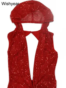 8 best sales Vestidos vermelhos de aniversário para mulheres - №6