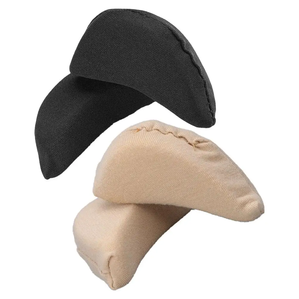 

2 Pairs Reusable Sponge Shoe Toe Inserts Insoles Filler Adjust Sneakers High Heel Pumps Flat Shoes Big Comfortable