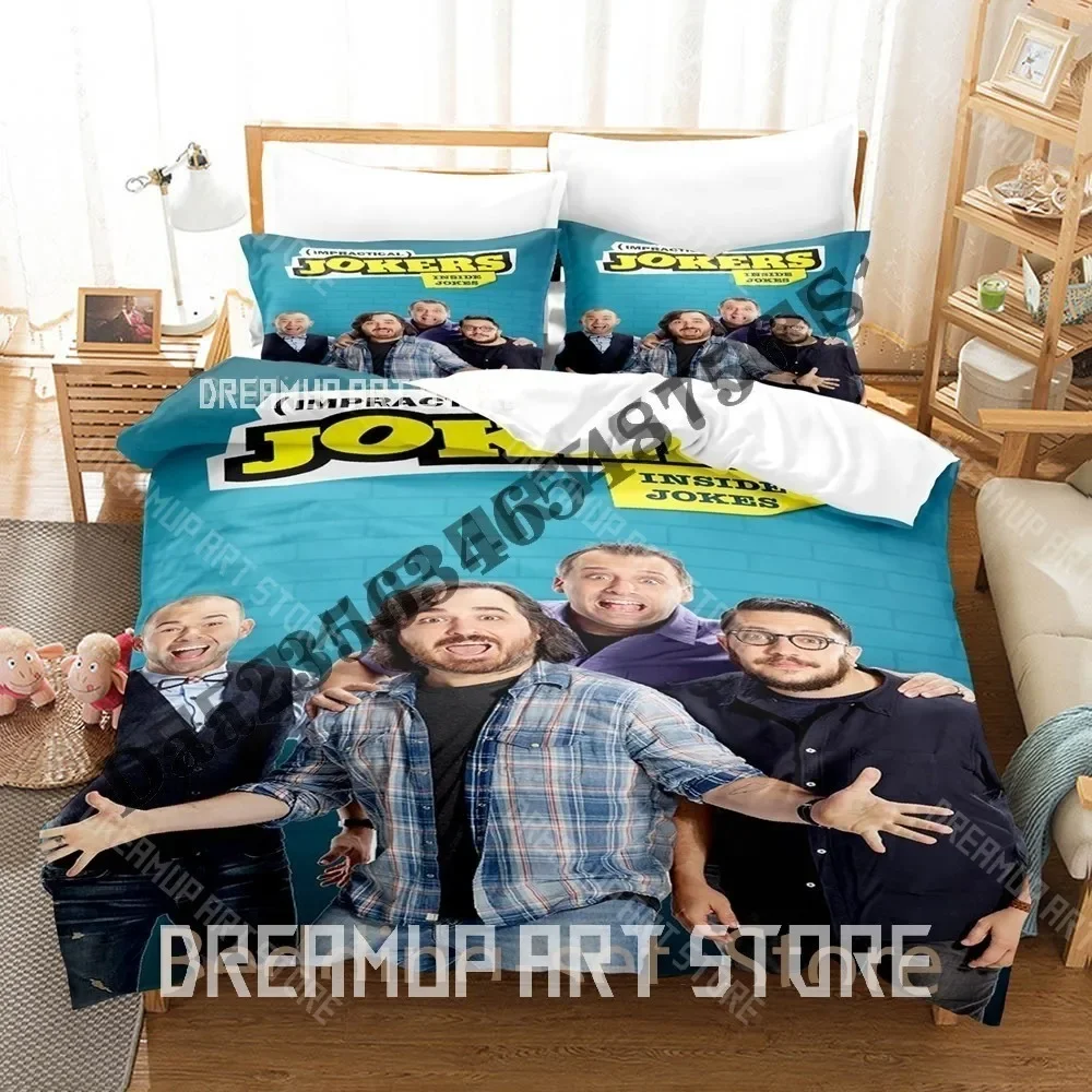 2026 3D Print Impractical Jokers Bedding Set Single Twin Full Queen King Size Bed Set Adult Bedroom Duvetcover Sets Anime Bed Sh