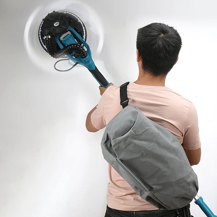 High Efficiency Dustless Putty Wall Sanding Automatic Dust Absorption Electric Giraffe Drywall Sander Machine for Wall Ceiling