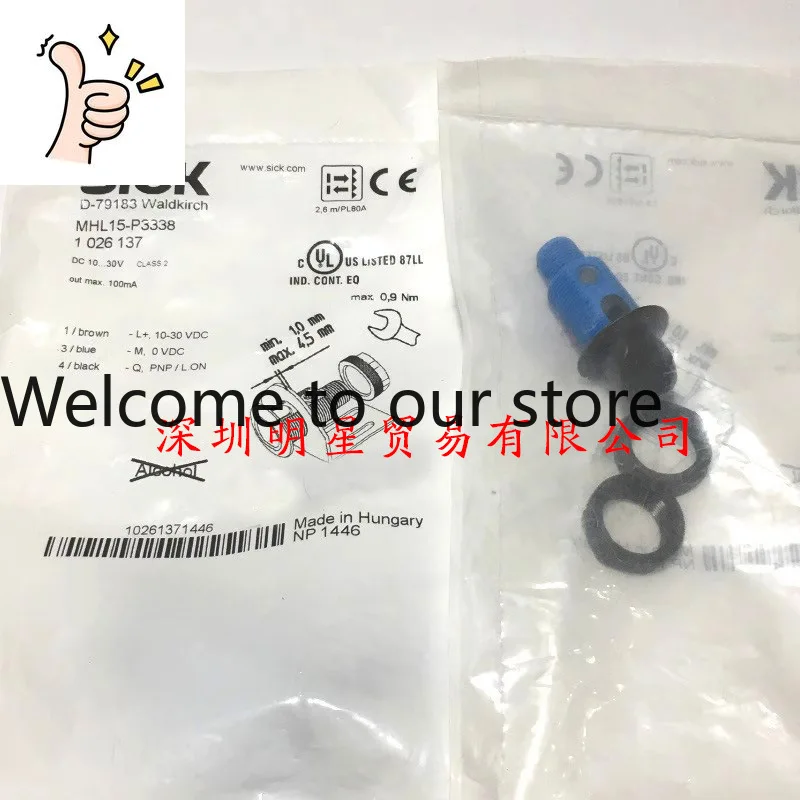 German SICK Proximity Switch MHL15-P3338 Proximity Sensor Original Genuine Fake One Penalty Ten