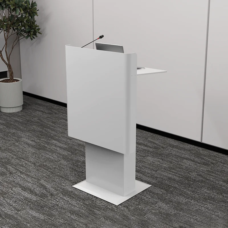 

Подъемные простые стойки регистрации Современная классная стойка регистрации для встреч из нержавеющей стали Офисная мебель на заказ Военное ДелоZY40JDT