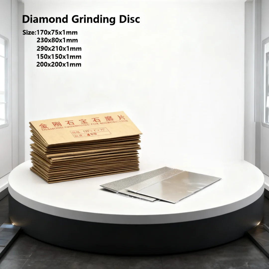 1pcs Rectangular 170x75 / 230x80 / 290x210mm Diamond Grinding Block Square 15x15 / 20x20mm Diamond Grinding Disc Grit80~3000