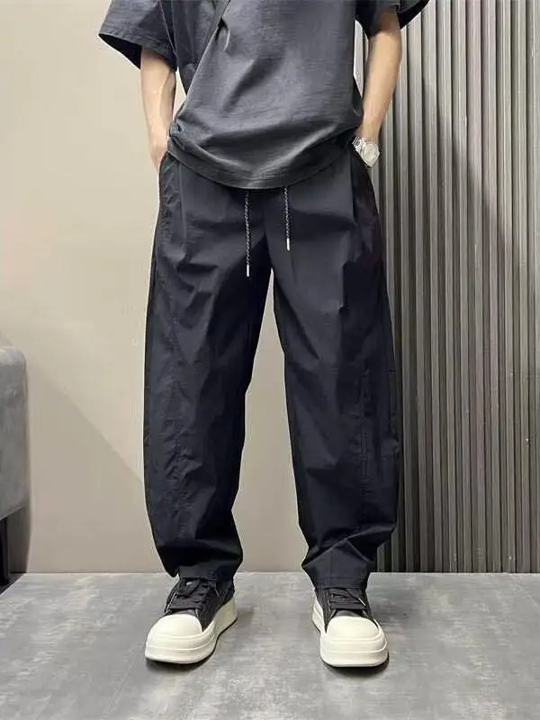 

Мужские повседневные брюки прямого кроя Harlan, свободные, универсальные, модные, длинные брюки Harlan для молодежи, на каждый день, из полиэстера