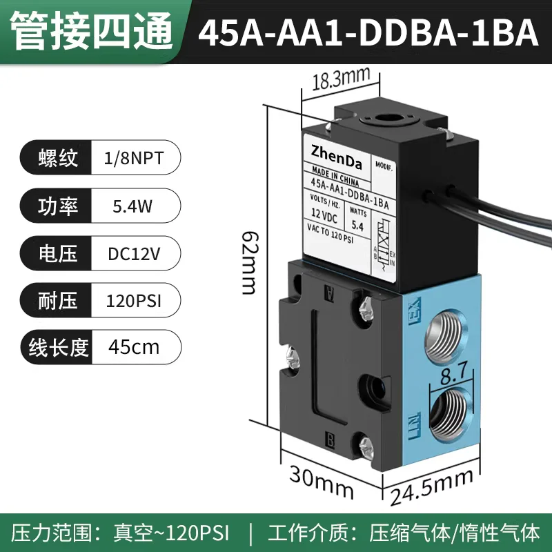 Detalhe 4 de Válvula solenoide DDAA-1BA Outras válvulas