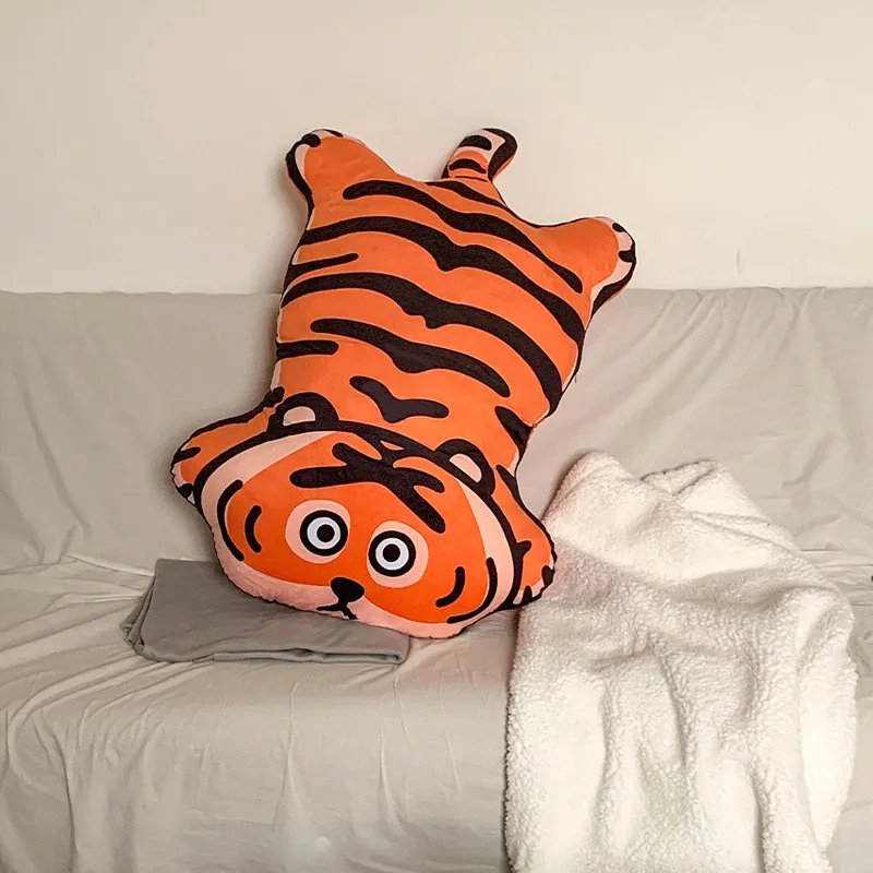 Tiger Pillow Sofa Bedside Cushion Tatami Float Window Lazy Person Sleeping Backrest Plush Doll