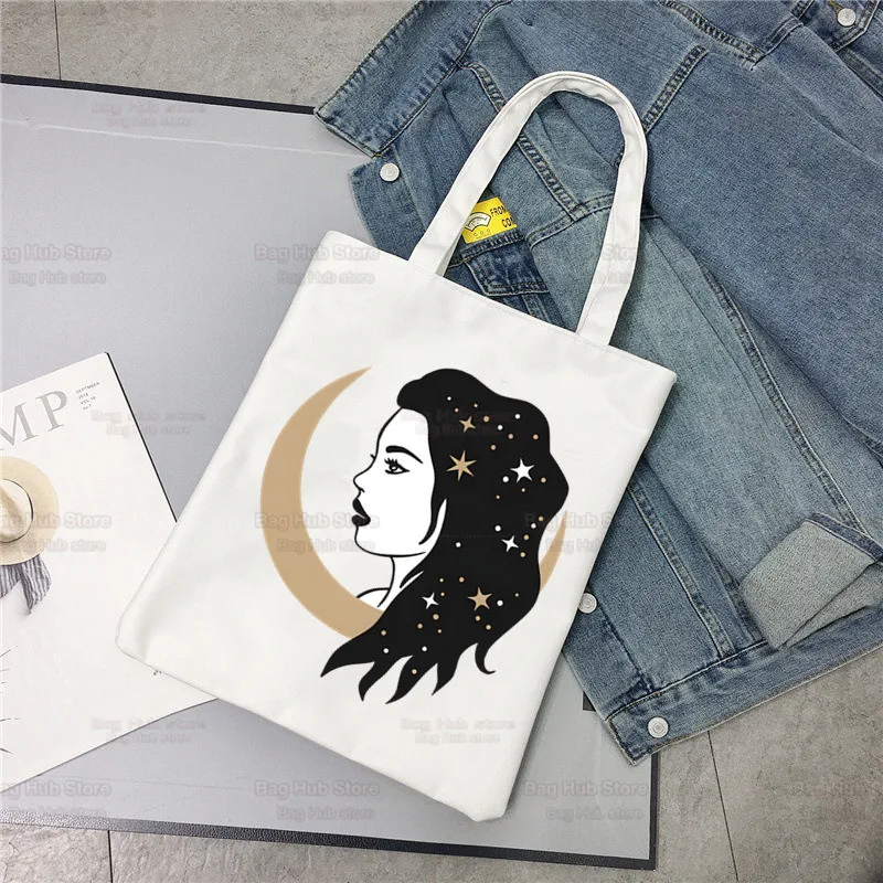 Lana Del Rey Ldr Borsa per la spesa vintage Shopper Eco Canvas Cotton Shopper Bolsas De Tela Borsa Shoping Riutilizzabile Sacolas