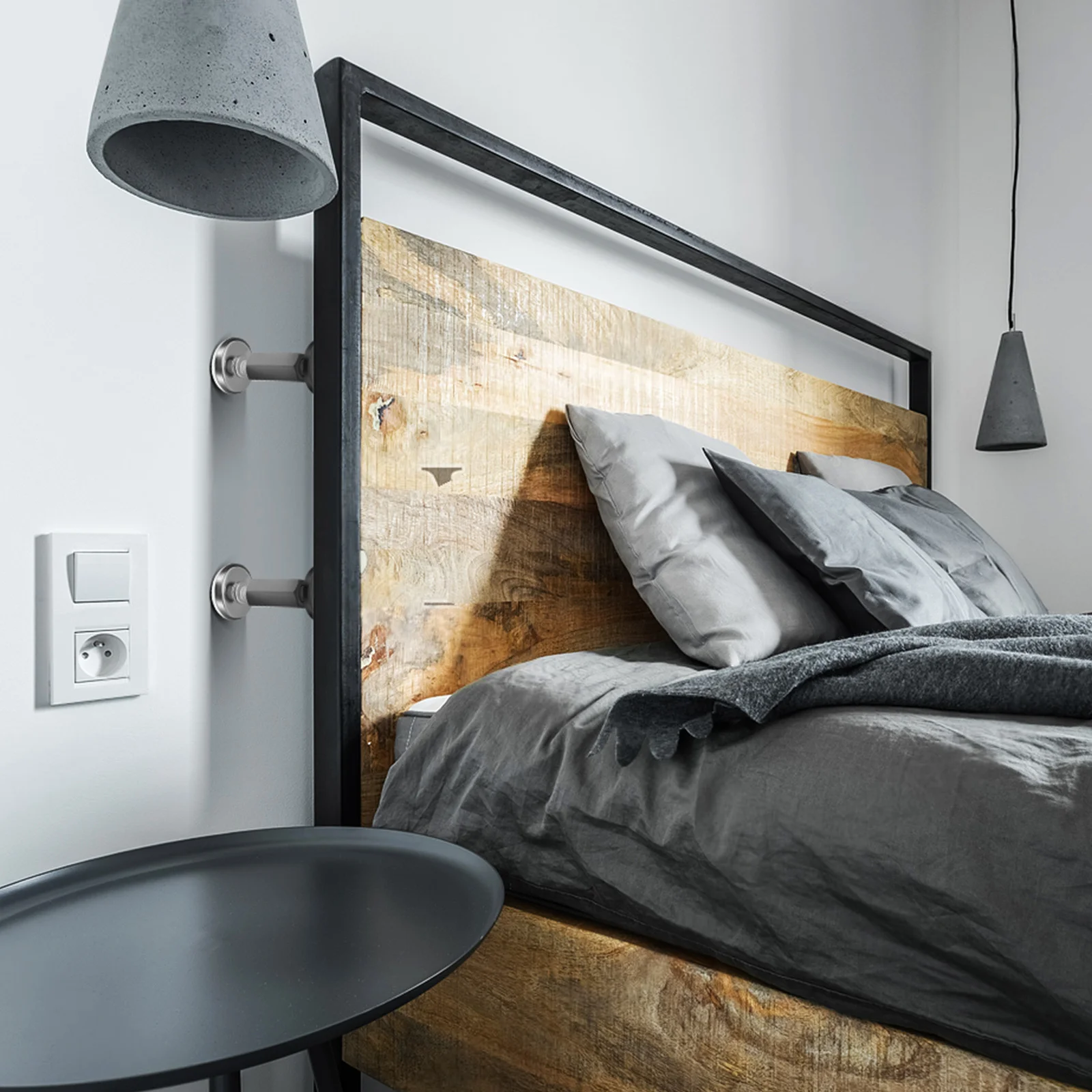 

4Pcs Bed Headboard Stabilizer Anti Shake Adjustable Bed Frame Fixer Wall Protector Furniture Stabilizers 56-76mm Quiet Sleep