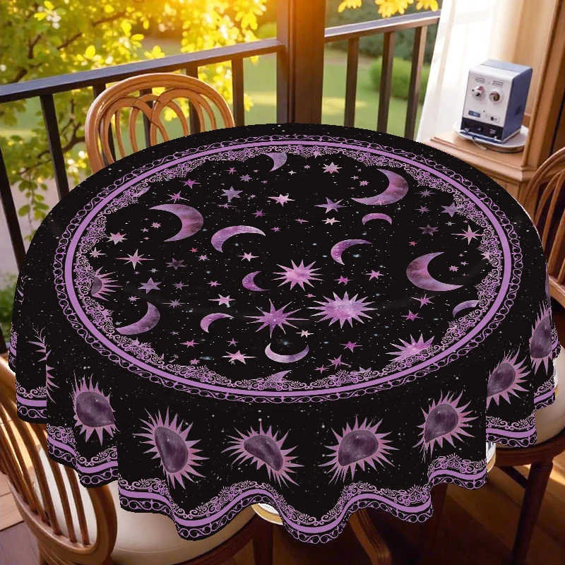 1 pièce de nappe ronde sur le - Desk Setup Background avis et prix