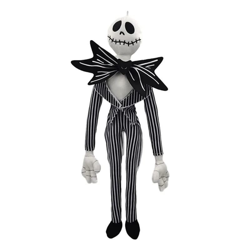 50cm Halloween The Nightmare Before Christmas Jack Skellington Skeleton Plush Movie Toys