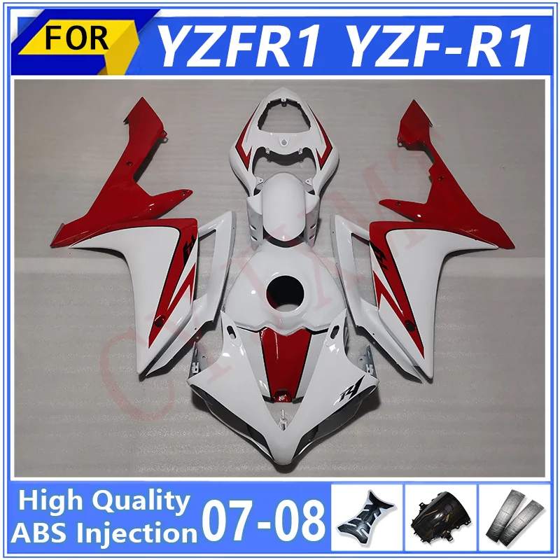

ABS Motorcycle Bodywork Fairing Kit for Yamaha YZF R1 2007 2008 Full Protective Fairings YZFR1 07 08 Bodyframe Cowl Shell Parts