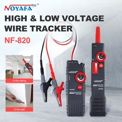 NOYAFA Network Cable tester NF-820 Underground Cable Locator High Low Voltage Cable Finder Anti-Interference Wire Tracker