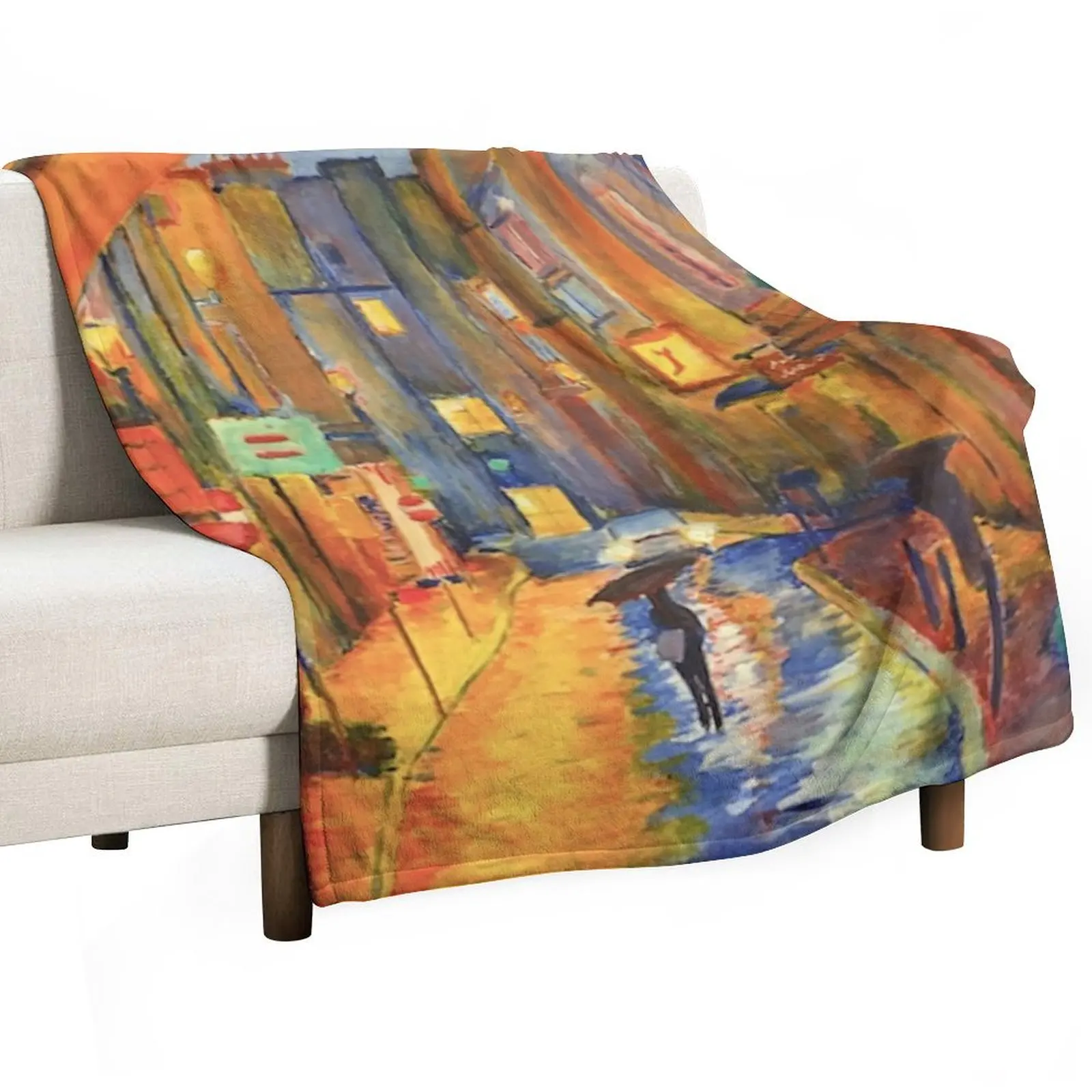 

City Rain Throw Blanket Luxury Brand Winter beds Hair Warm Blankets