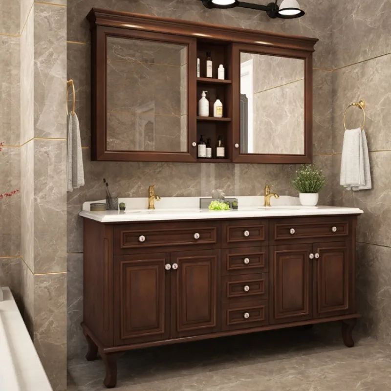 

Современный шкаф для ванной комнаты: полки для парфюмерии, зеркало, аксессуары, выдвижные ящики, модная мебель