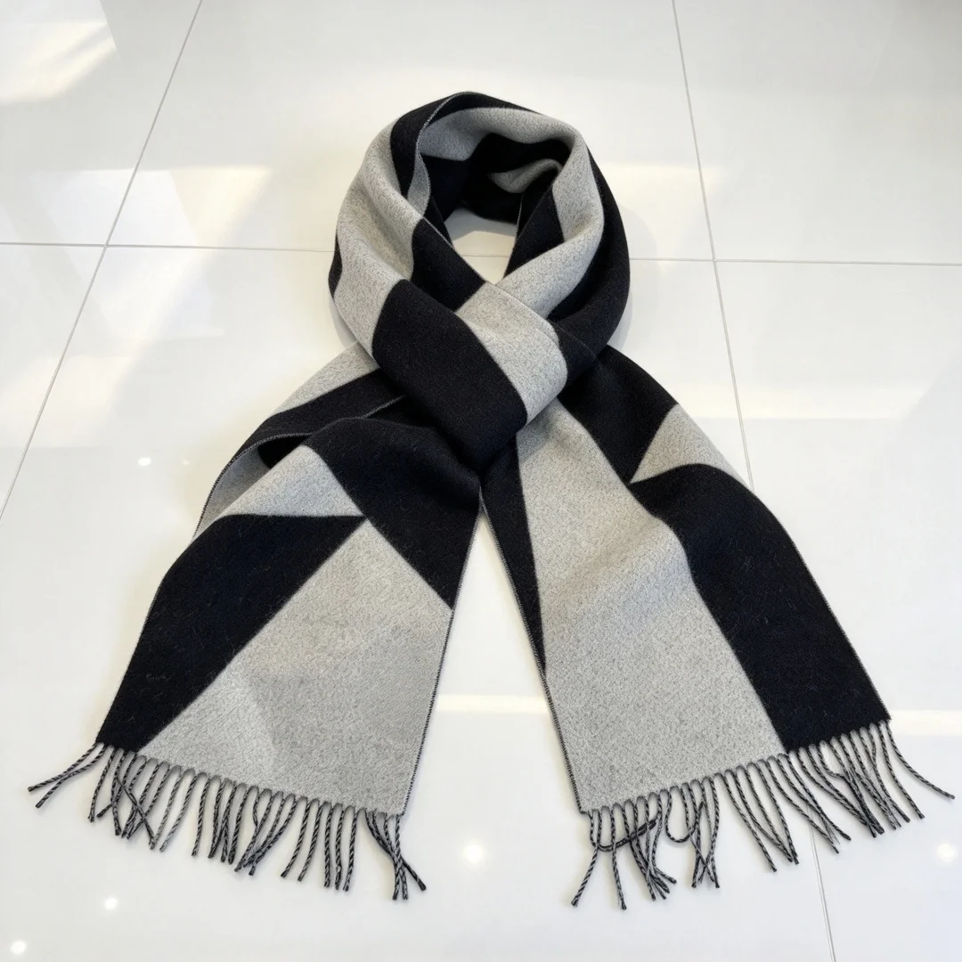 Luxury Brand Shawl Neck Warmer Unisex Soft Scarf Fashion Scarf 30*180cm Minimalist Versatile Handmade Premium Ideal for Gifting