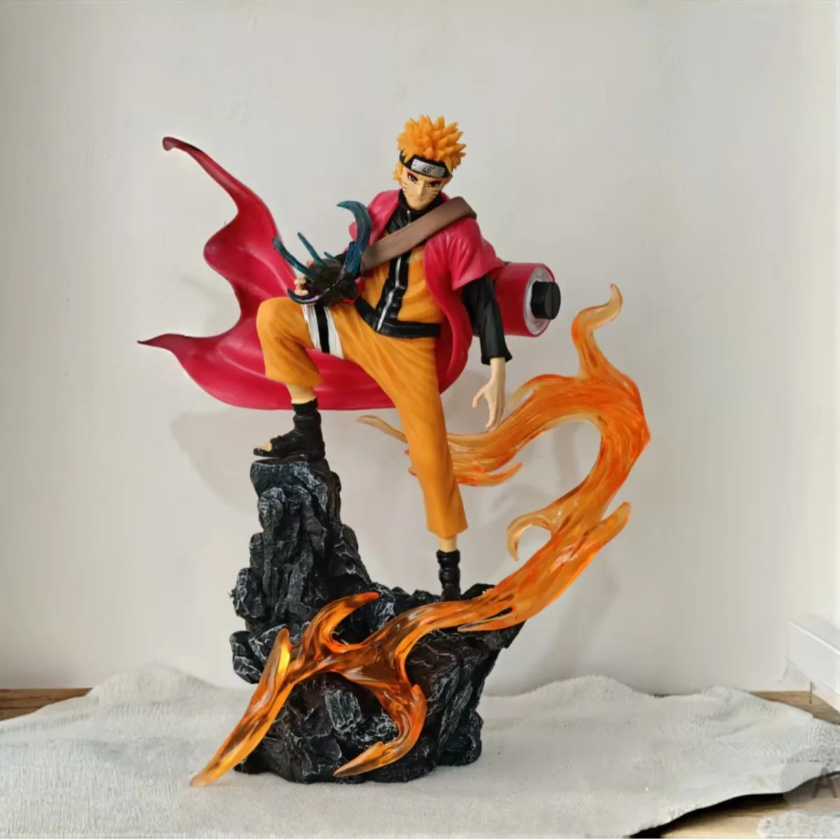

Naruto Anime Ten Years Hundred Tolerances Naruto And Sasuke Action Figure Collectible Scene Tabletop Model Decoration Gift